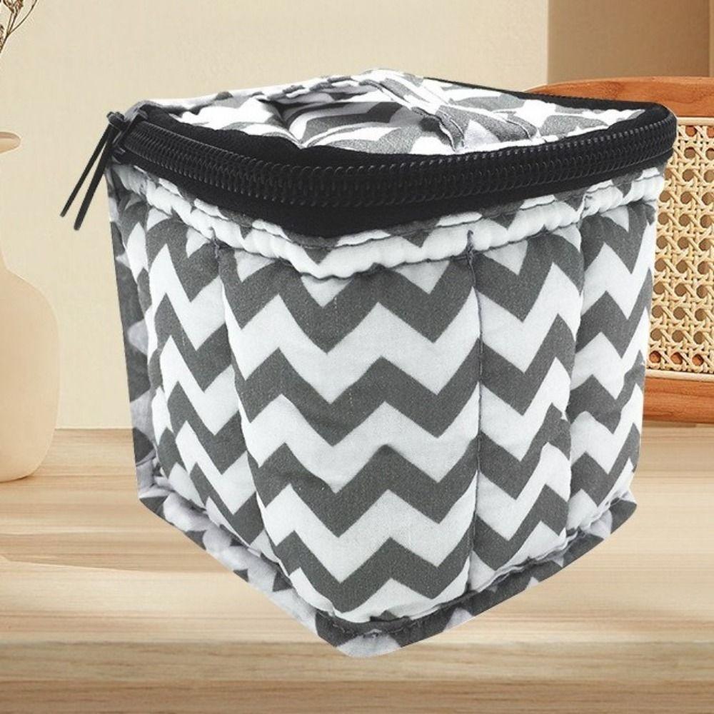 Portable 9 Compartments Essential Oil Bag 15ML Capacity with Handle Nail Polish Storage Bag Shockproof Essential Oils Organizer
