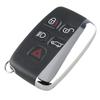 5 Button Black Smart Car Remote Key Fob Case Cover Shell Fit for Jaguar for Land Rover
