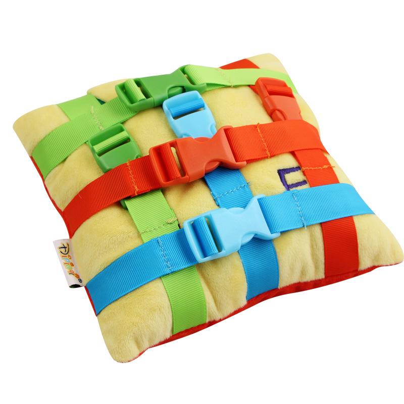 Плюшевая игрушка с пряжкой - Раннее образование, сопоставление цветов для детей 3-6 лет