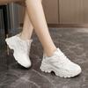 Q78 new 2025 popular spring and summer dad shoes women's shoes Korean version trend increased thick-soled mesh shoes breathable