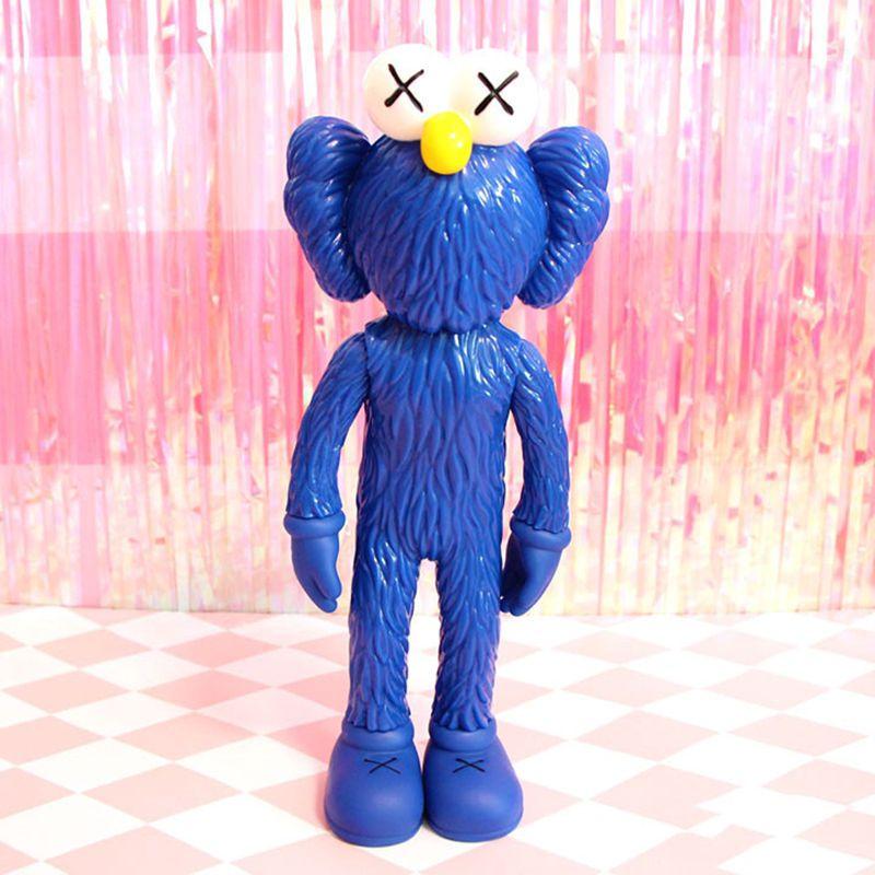 Очаровательная 12-дюймовая кукла Kaws Exhibition Sesame Street Kaws Bff из ПВХ, коллекция игрушек