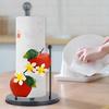 Yousheng Рождественский держатель для рулонов бумаги Санта-Снеговик Красные фрукты Праздничное украшение для рабочего стола Кухонный органайзер для впитывающих масло бумажных полотенец Стеллаж для хранения