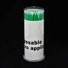 Mini Disposable Microfiber Plastic Swab Extension Oral Lab Nylon Pale Applicator Barrel Dental Eyelash Microbrush Eye Stick Wand