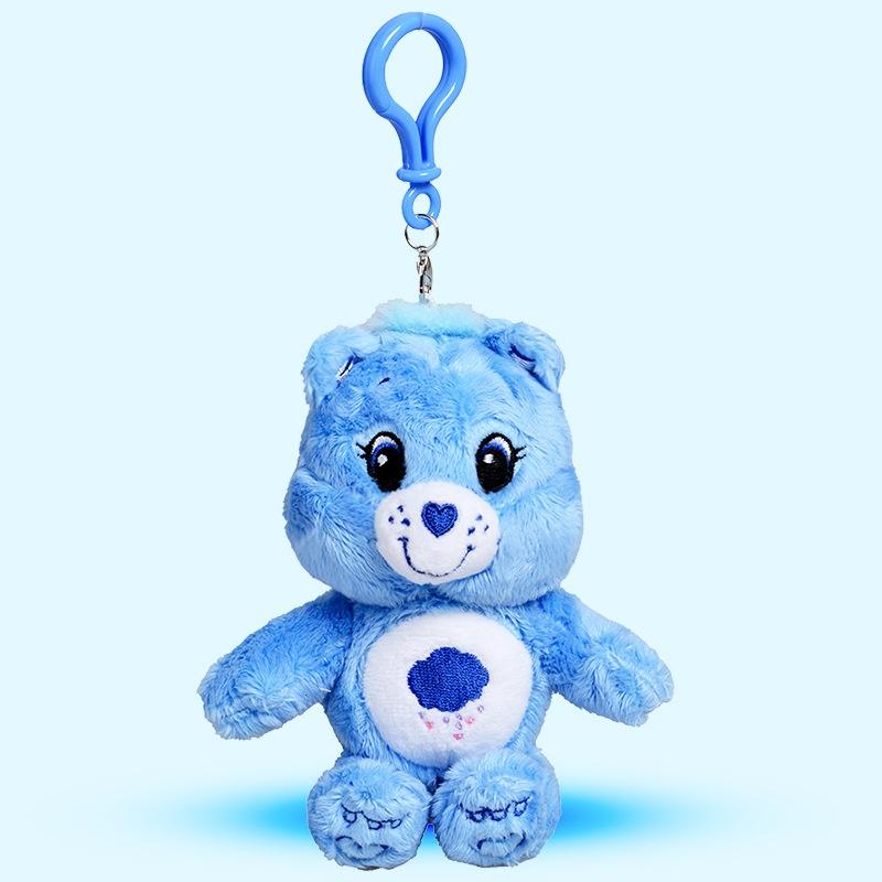 17cm Care Bears Pendant Plush Anime Kawaii Plushie KeyChain Bag Decoration Doll Girls Boys Backpack Plush Keyrings