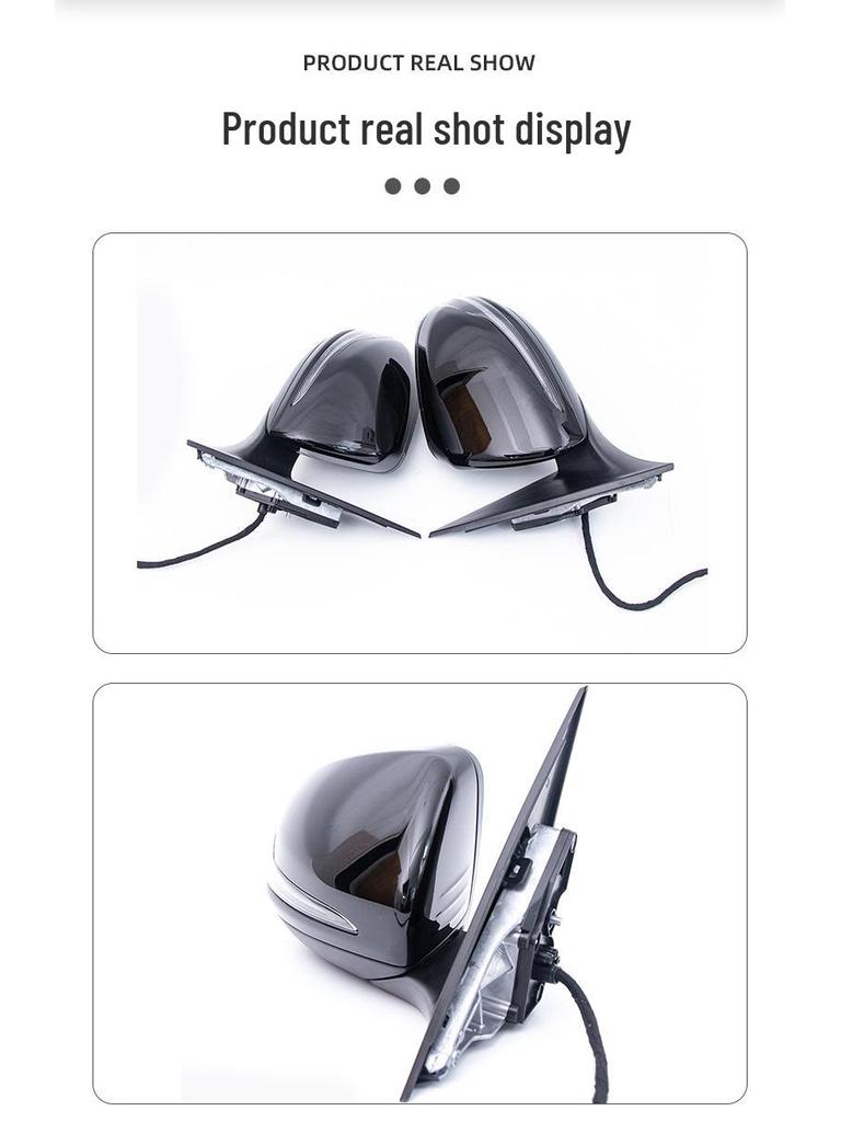 Сборка зеркала заднего вида Mercedes-Benz GLB450: Отражатель, Линза и Корпус