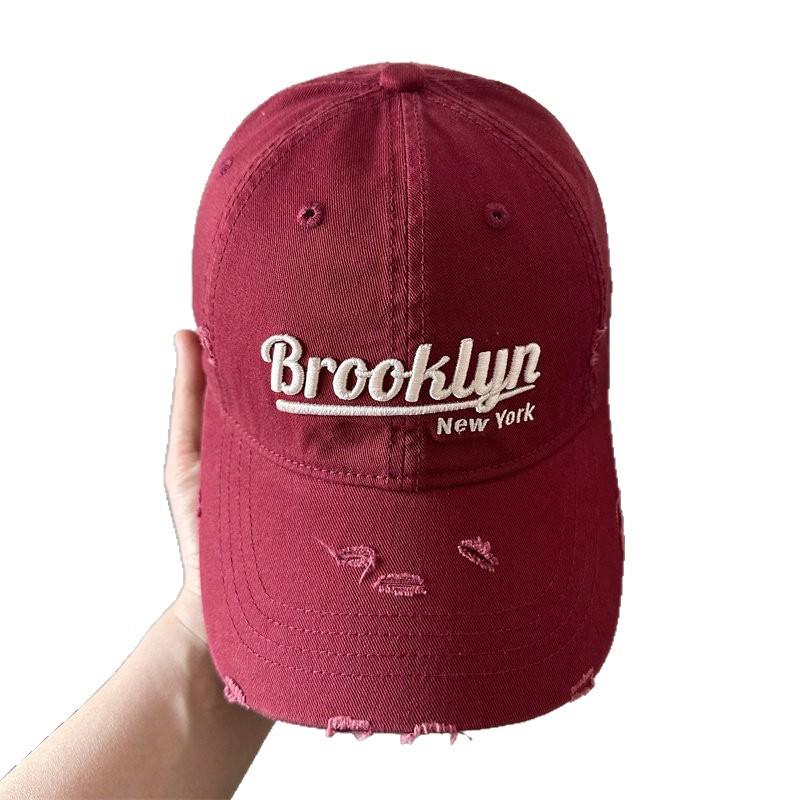 Fashion New Letter Embroidery Soft Top Baseball Cap Children's Korean Version Versatile Cap Big Head Circumference Small Face Hat