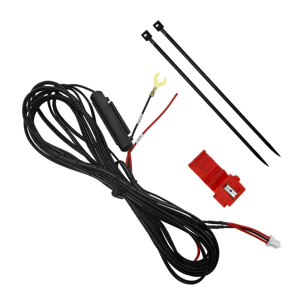 KONPON Dash Cam Wire Harness COMTEC Compatible Dash Cam Wiring Cable Length 2A Fuse Easy Installation / / / Approx. 4.0m / Built-in /