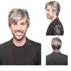 Парики для мужчин, серые натуральные волосы, дерзкая стрижка пикси, парик, мужской парик Perruque, парик для косплея Amir Hai