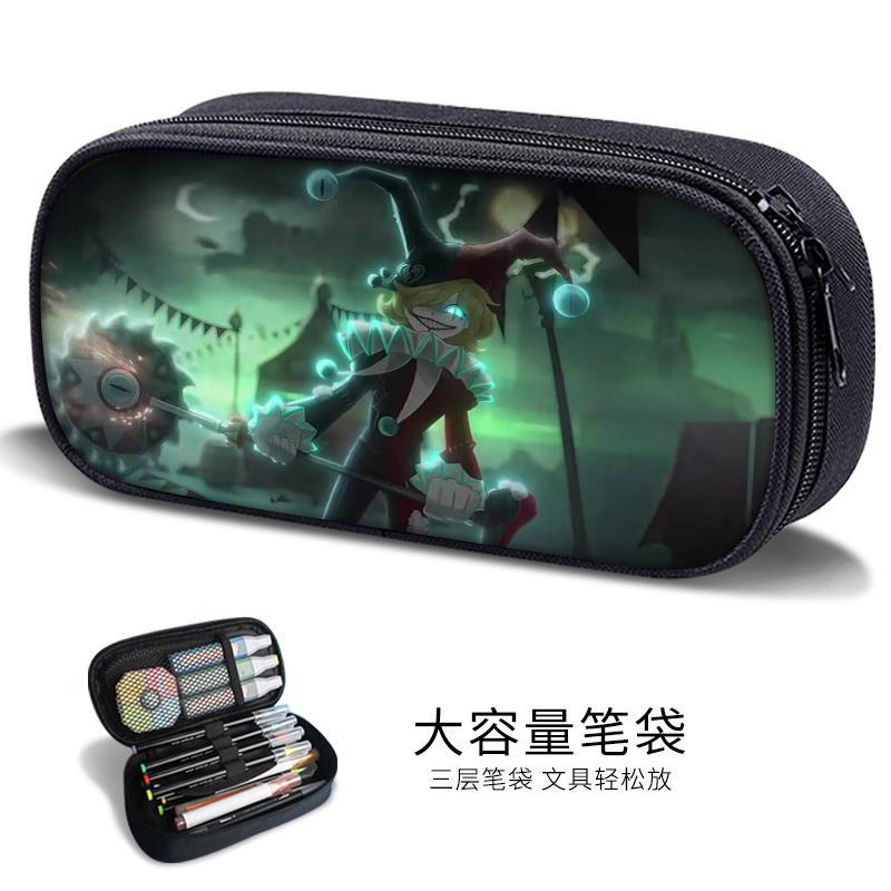 Escape From Horror Night Stationery Box Boys Stella Pencil Bag Elementary And Secondary School Students Stationery Bag Children'S Egg Party Pencil