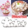 New 5pcs/1set Snowflake Cutter Cookies Stainless Steel Fondant Cake Pastry Mould