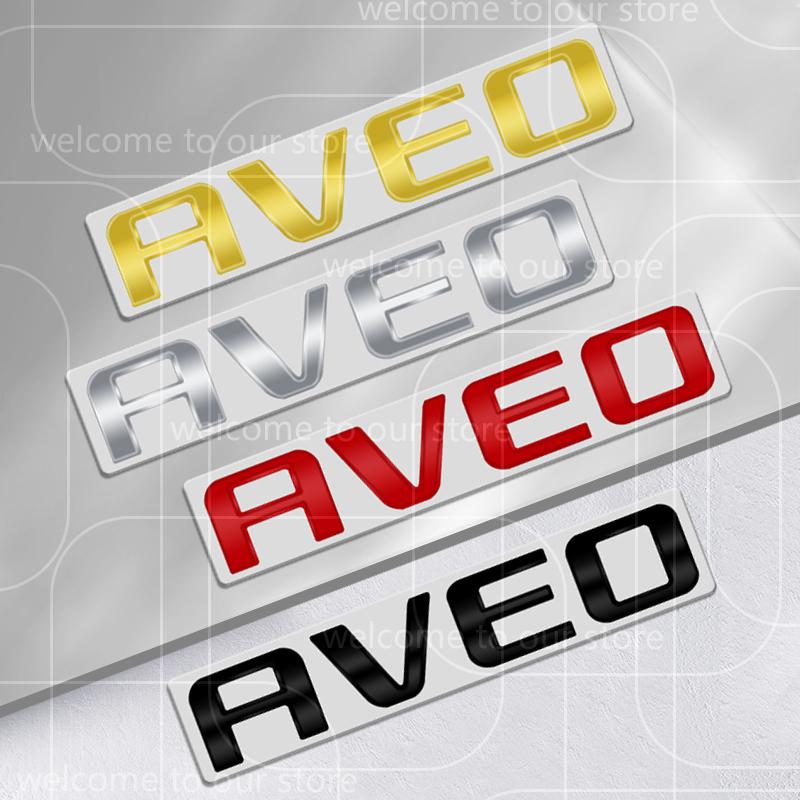 3D For Chevrolet Aveo Cruze MT Car Sticker Zinc Alloy Emblem Body Accessories Styling Metal Rear Trunk Badge Decal