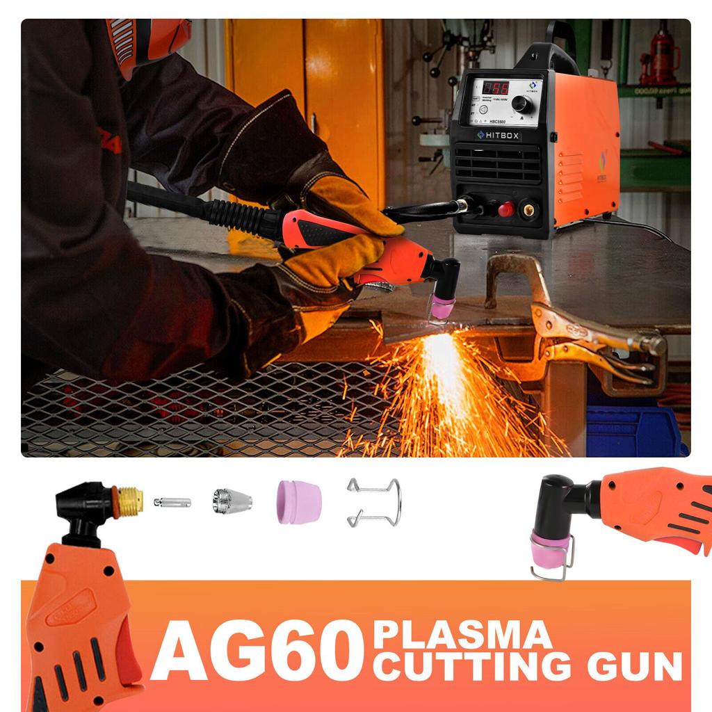 HITBOX HBC5500 55A плазменный резак IGBT инверторный металлоплазменный резак с высокочастотным контактным зажиганием плазменный сварочный аппарат 220 В максимальная толщина резки 21 мм