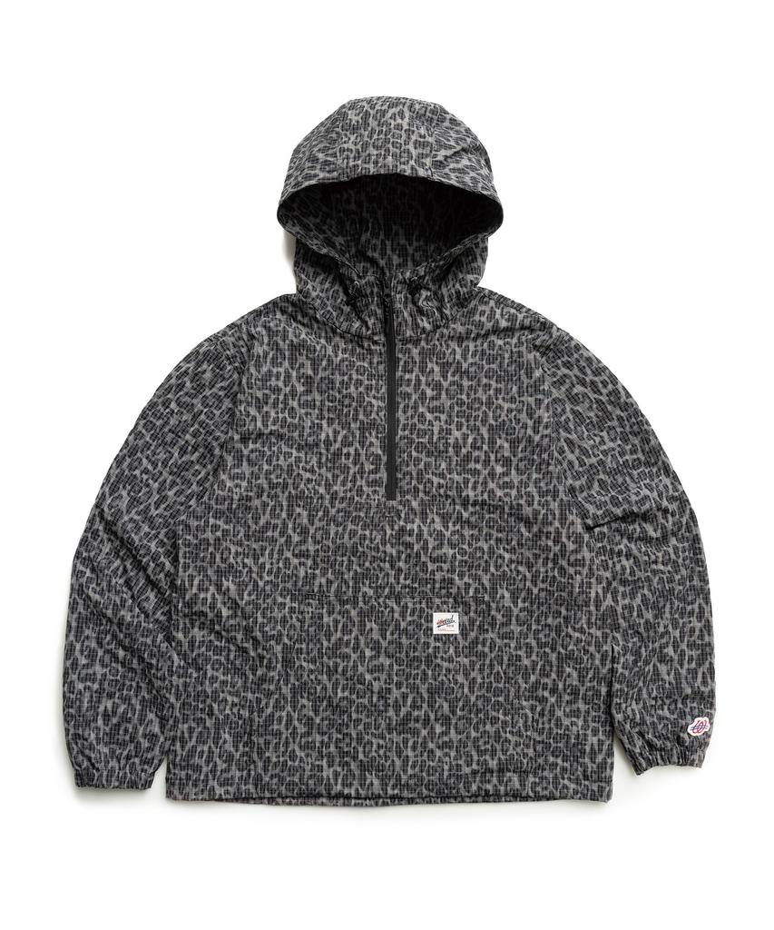 WEIRDWORLD Reflective Leopard Anorak Grey