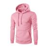 Men's Solid Color Hooded Sweatshirt Men's Casual Sports Long Sleeved Pullover Sweatshirt