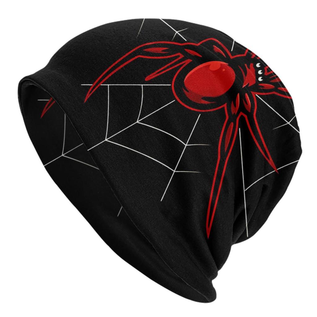 Spider Animals Fashion Hats Red Spider Thin Hat Bonnet Special Skullies Beanies Caps Unisex Women's Earmuffs