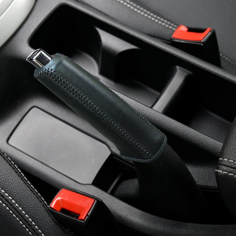 Leather Car Gears Handbrake Cover For Roewe MG Clever New Energy Rx5 I5 360 I6pius Rx3 Auto Gears Handbrake