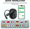 Переводчик на 144 языка Наушники-вкладыши Акценты Онлайн-перевод Наушники Устройство с поддержкой приложения Музыка Звонки Синхронный перевод Bluetooth 5.4