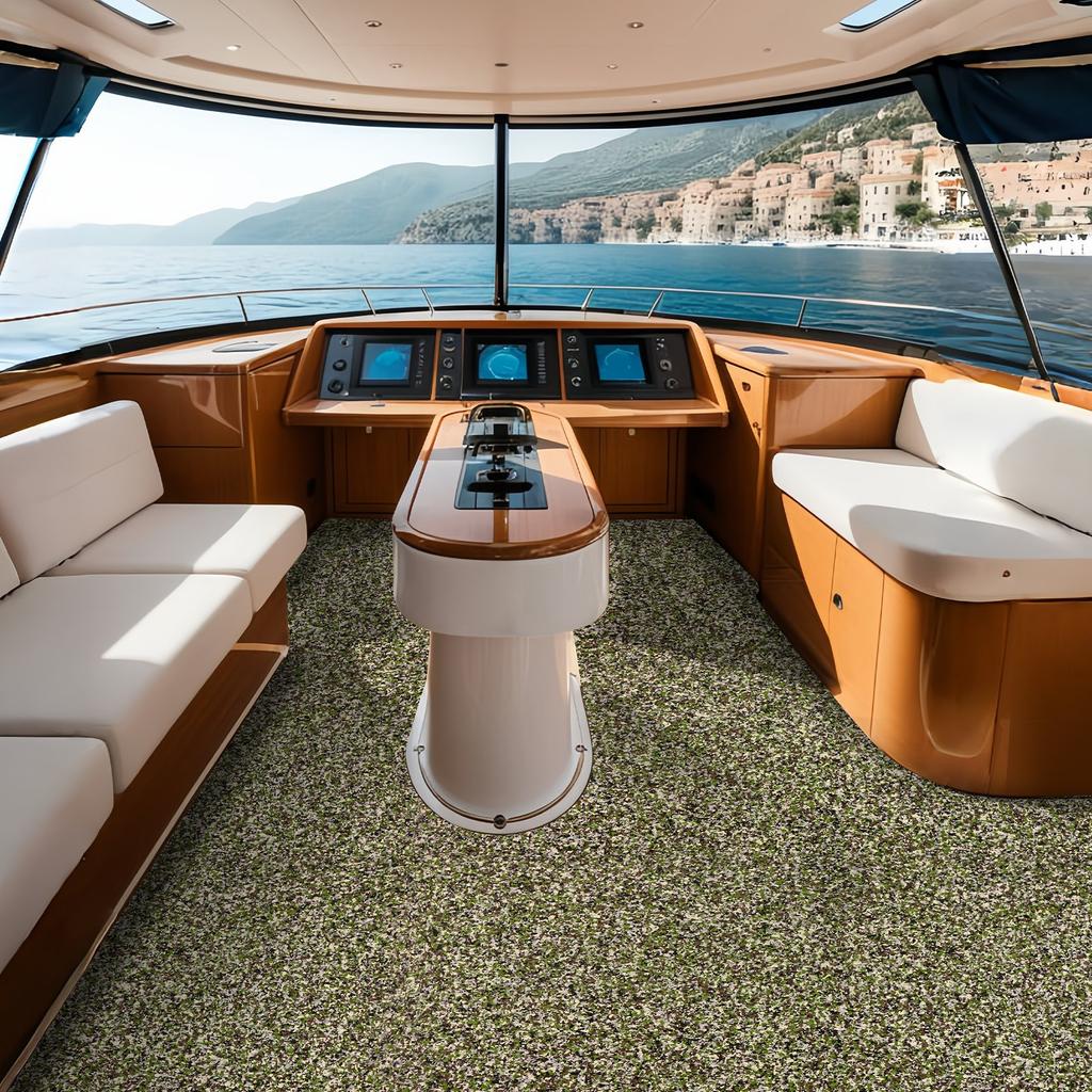 VEVOR Boat Flooring, EVA Foam Boat Decking 94.5" x 23.6", Non-Slip Self-Adhesive Flooring, 31.1sq.ft 2 Rolls of Marine Carpet for Boats