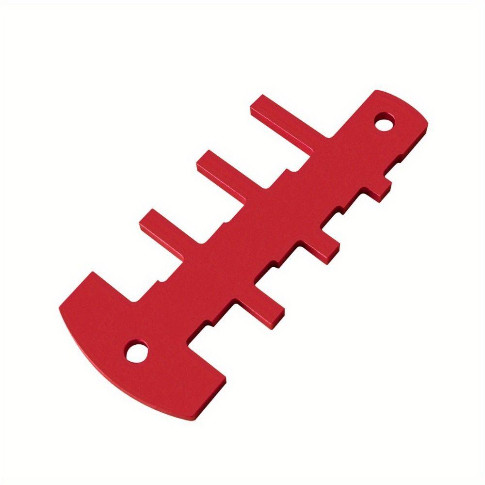 Red Table Saw Height Gauge Aluminum Measuring Tools Router Table Height Gauge  Router Table