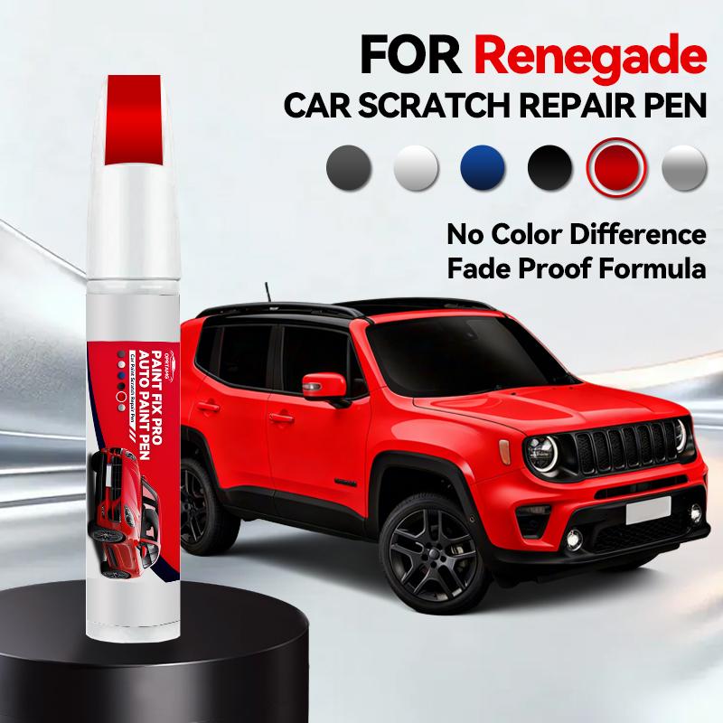Для Jeep Renegade 2014-2025 BU Ремонтный маркер для краски Подкраска Удаление царапин Сделай сам Автоаксессуары Черный Белый Желтый Оранжевый Фиолетовый