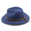 Summer Jazz Cap Fedoras Hats Sunscreen Straw Cowboy Hat Women Straw Cap Sun Hat Men Cowboy Hat