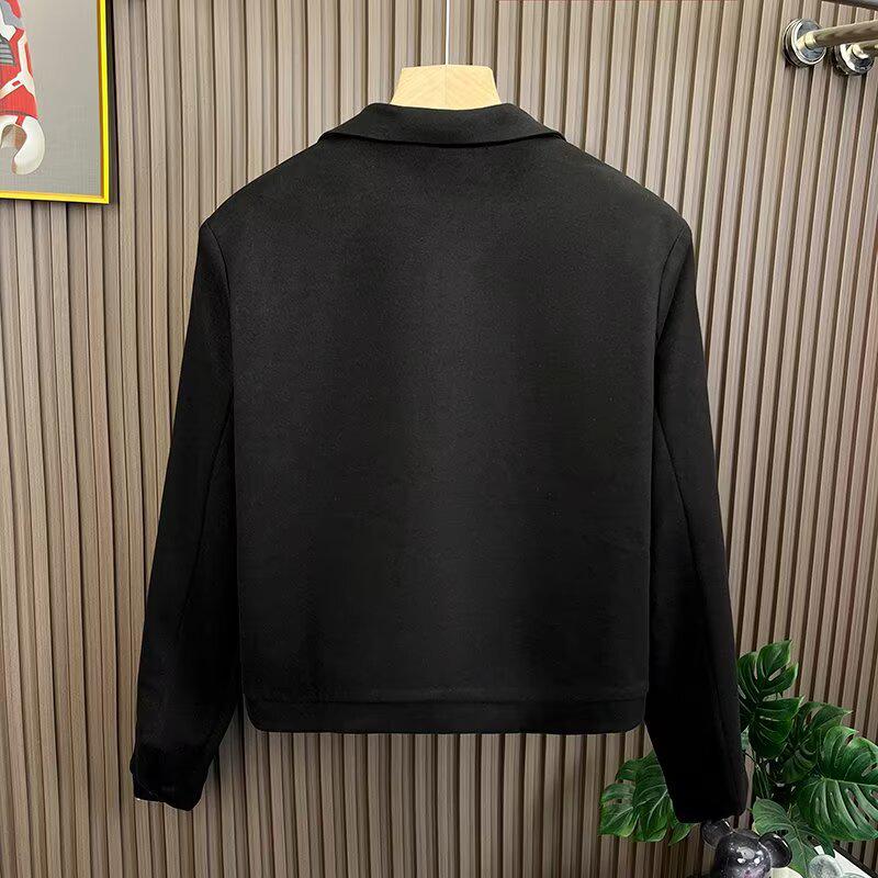 Authentic MANGO Women's Black Short Lapel Trench Coat - Spain Europe