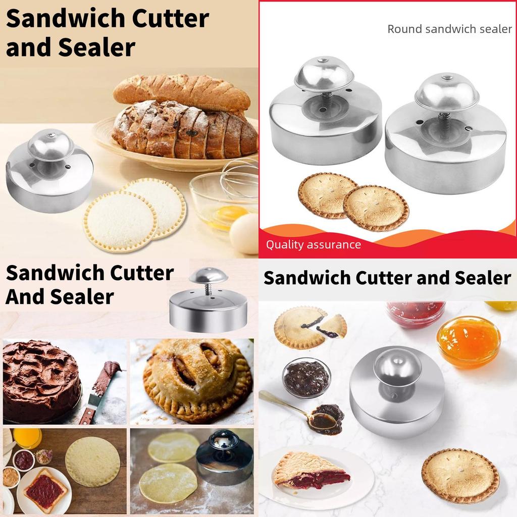 Универсальная круглая пресс-форма для нарезки сэндвичей из нержавеющей стали для удобного приготовления еды