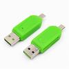 Универсальный USB адаптер (картридер) для любых флэш (TF SD) карт с модным оформлением. Не требует дополнительного питания. Высокая скорость передачи сигнала, до 480 Мб/ с