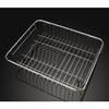 SANNO Expandable Wire Dish Drainer, Sliding Dish Drainer, Dish Drainer Rack, Kitchen Rack, Dish Holder with Cutlery Holder, Stainless Steel