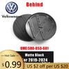 DKRSE1 For VW Volkswagen Jetta MK5 Golf 1Pc  For Volkswagen Polo 2019-2024 139mm 110mm 5H0853601D VW Car Logo Emblem Hood Front And Rea