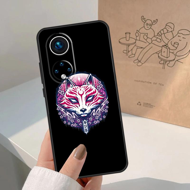 Китсунэ Лиса Японское Искусство Чехол Для Honor Magic 8 Pro 5 6 7 Lite Honor 400 200 Pro X9c X9b X9a X8a X8b 50 70 90 Чехол