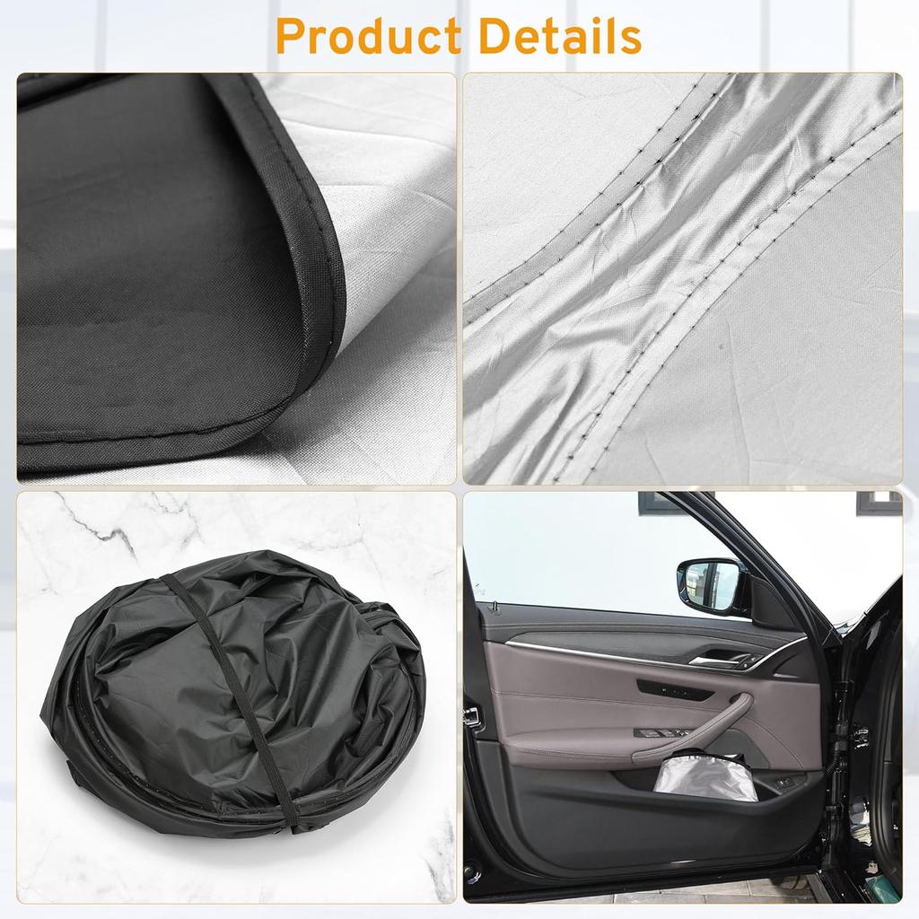Windshield Sun Shade for Ford F150 F-150 F250 F350 1996-2024 2025 2026 | for Expedition 1997-2026 Raptor Lariat King Ranch Platinum XL XLT