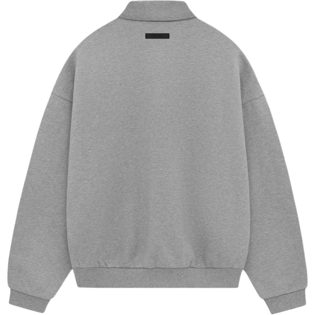 Fear of God Essentials Флисовое поло Темно-серый Мужские топы Серый 192BT244391F