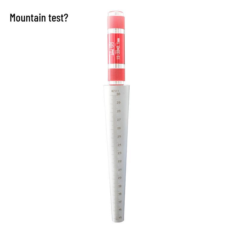 Mountain Measurement Tapered Bore Gauge: 1-6.5mm & 3-15-30-45-60mm Inner Diameter Plug Gauge