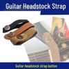 Ремень на шею для гитары/баса/укулеле с пряжкой на головке грифа