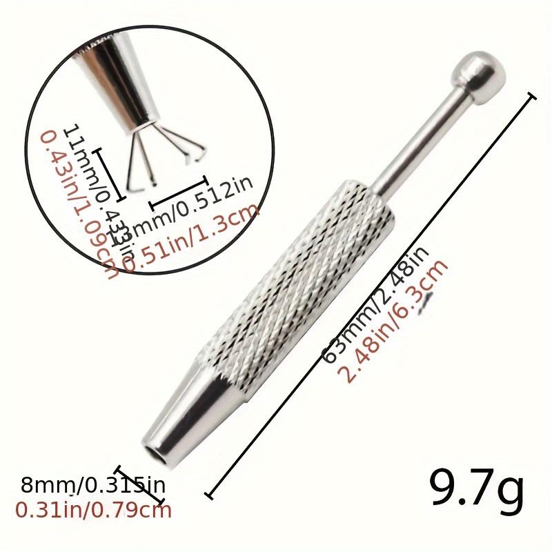 Точный пинцет для ювелирных изделий с 4 зубцами — держатель для драгоценных камней и бриллиантов, идеально подходит для бусин и мелких деталей, эргономичный металлический/алюминиевый инструмент для поделок, инструменты для изготовления ювелирных изделий