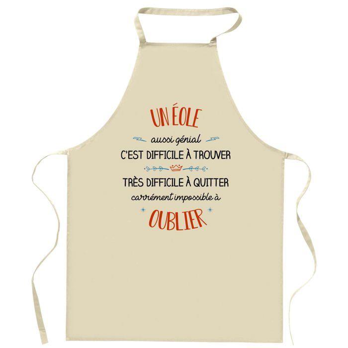 Planetee Tablier de cuisine Un Éole aussi génial | Cadeau Original Humour pour Cuisinier Vêtement Blouse de protection Barbecue