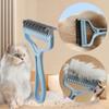 Portable Cat Fur Knot Cutter Stainless Brush Pets Hair Removal Comb 2024 Cat Brush
