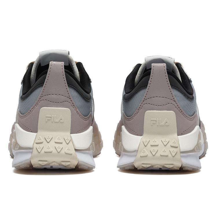 Fila Текстиль под кирпич, Кожаные Низкие Повседневные Туфли Женские Серый Розовый F12W231125FAF