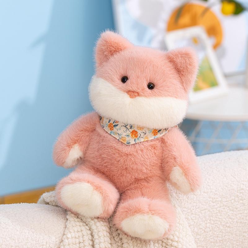 Мультяшная Милая Кошка Плюшевая Мягкая Игрушка Кукла Кошка Подушка Спящая Успокаивающая Кукла Домашний Декор Подарок-Сюрприз для Друзей