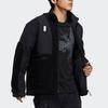 adidas Оригиналы Wj Mixboa Jkt Сшитая флисовая куртка Черная Мужская H40243