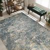 Modern Rug Abstract Blue Pattern 160x230