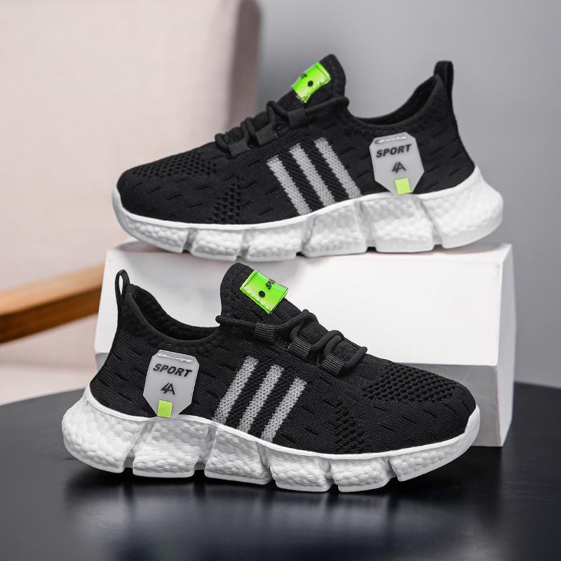 28-39 Детские Большие Размеры Легкие Простые Стильные Дышащие Сетчатые Повседневные Спортивные Кроссовки Кроссовки