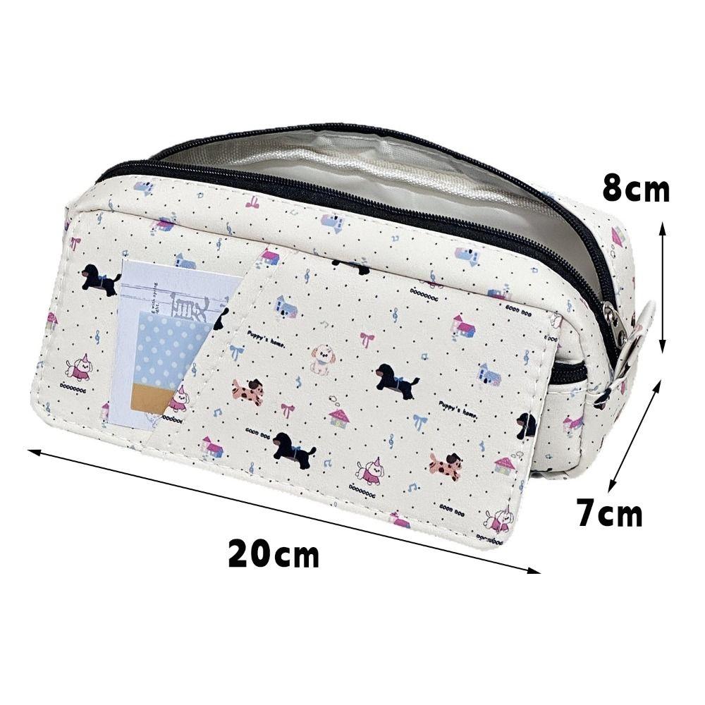 Large Capacity Pencil Case Multilayer Stationery Bag Cartoon Stationery Organizer Gift