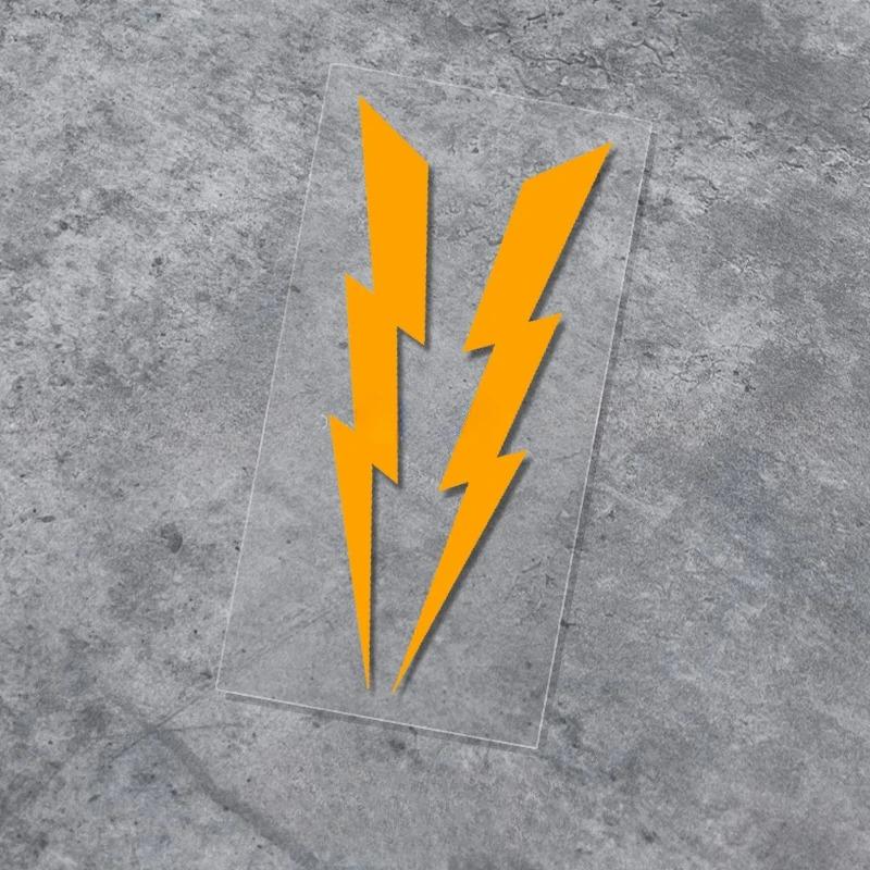 2pcs Lightning Motorcycle Stickers Car Decals DIY Moto Helmet Head Windshield Side Body for DUCATI KTM BMW YAMAHA Kawasaki Vespa