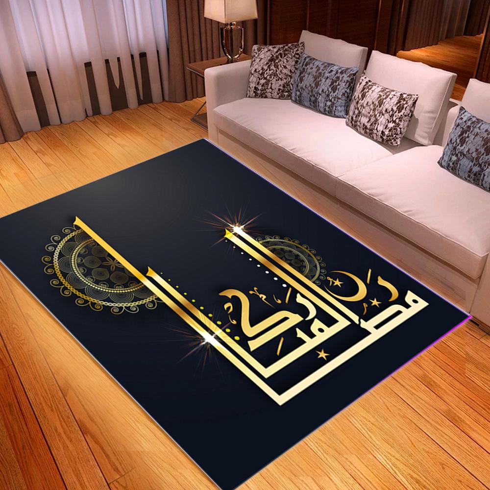 Исламские ковры с религиозными особенностями, 3D-печатный мультфильм, детский напольный коврик, прямоугольный коврик для спальни, коврики для йоги для взрослых, декоративная гостиная