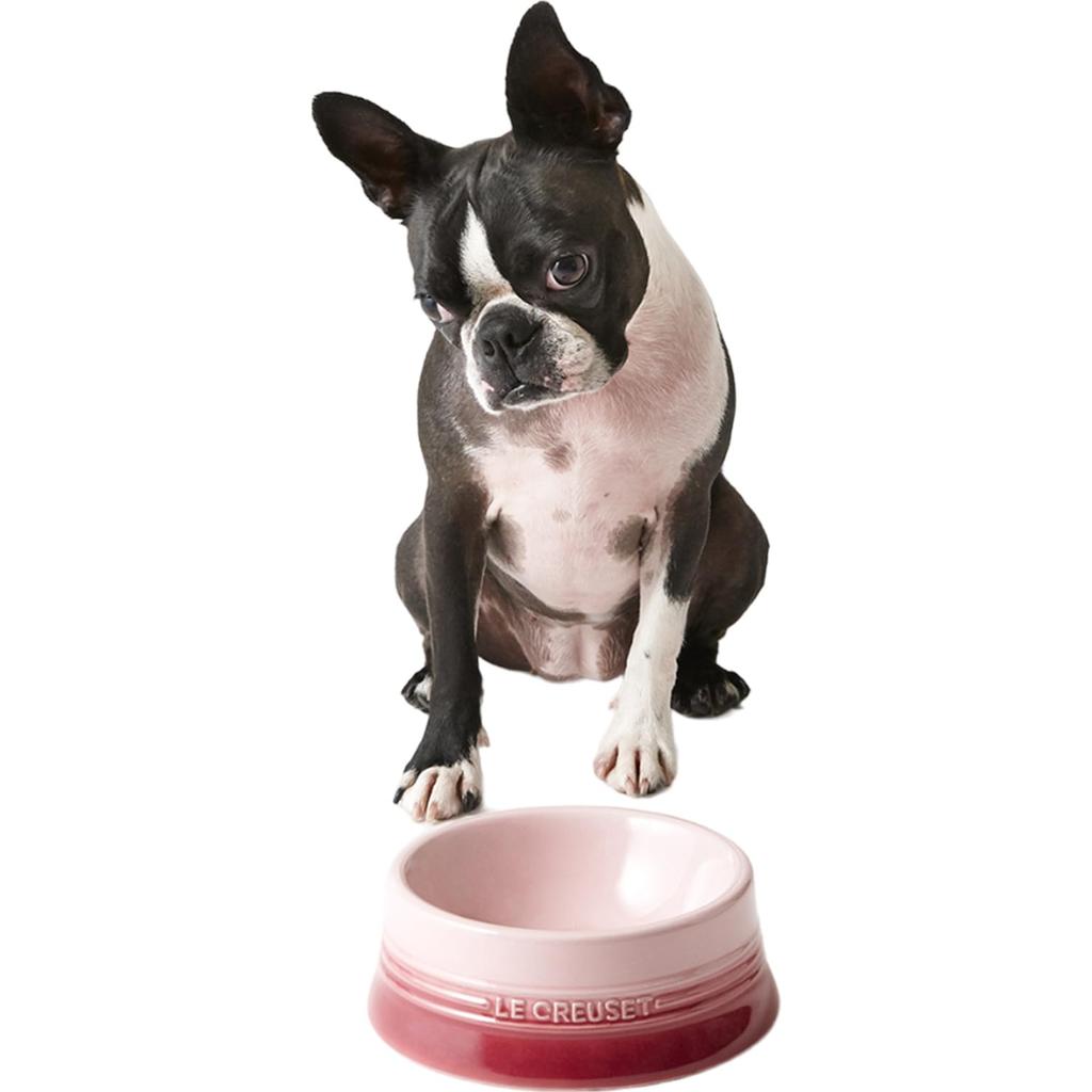 Миска для домашних животных Le Creuset Pet Bowl белая для собак и кошек устойчивая к пятнам, безопасная для использования в микроволновой печи, японская (M) [Авторизованный продукт]