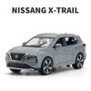 Игрушечная модель Nissan X-Trail в масштабе 1/32, литая модель автомобиля с инерционным механизмом, со звуком и светом, подарочная коллекция игрушек для мальчиков