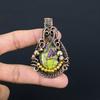 Copper Stichtite 999 Copper Wire Wrapped Pendant, Handmade Gemstone Pendant Jewelry, Gifts For Wife Brand New Pendant