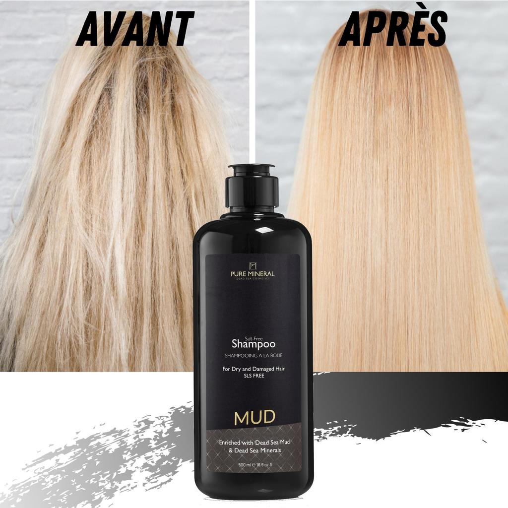 Грязевой шампунь, обогащенный минералами и витаминами - для сухих и поврежденных волос